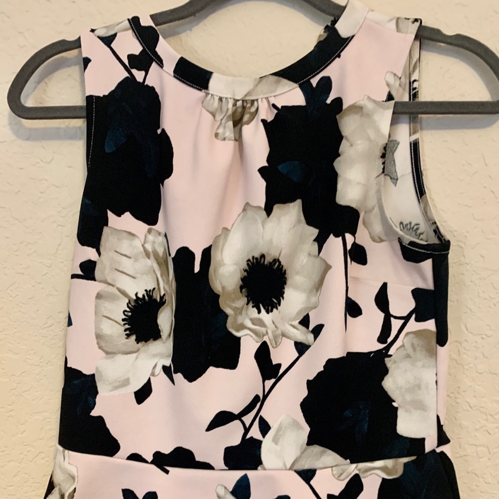 Banana Republic Peplum Tank (Pink Floral)